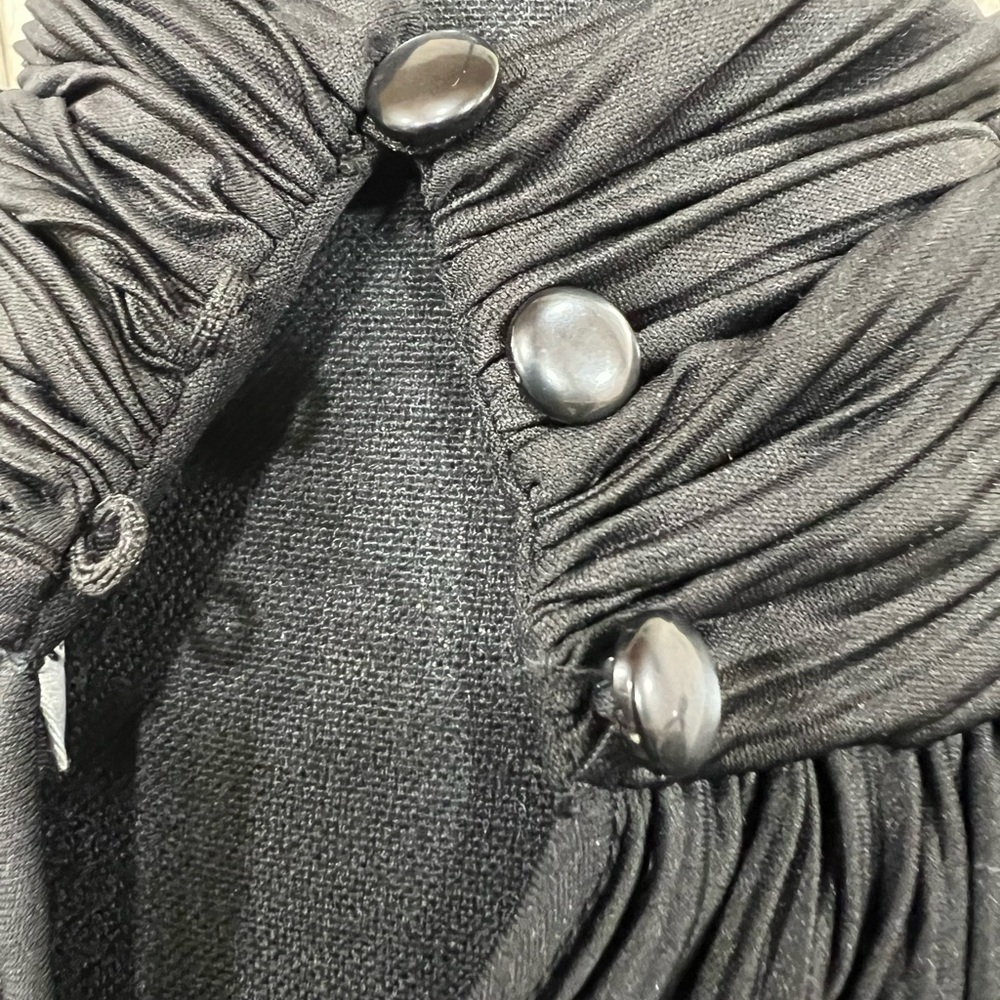 Joseph Black Pleated Blouse - Picture 4 of 5